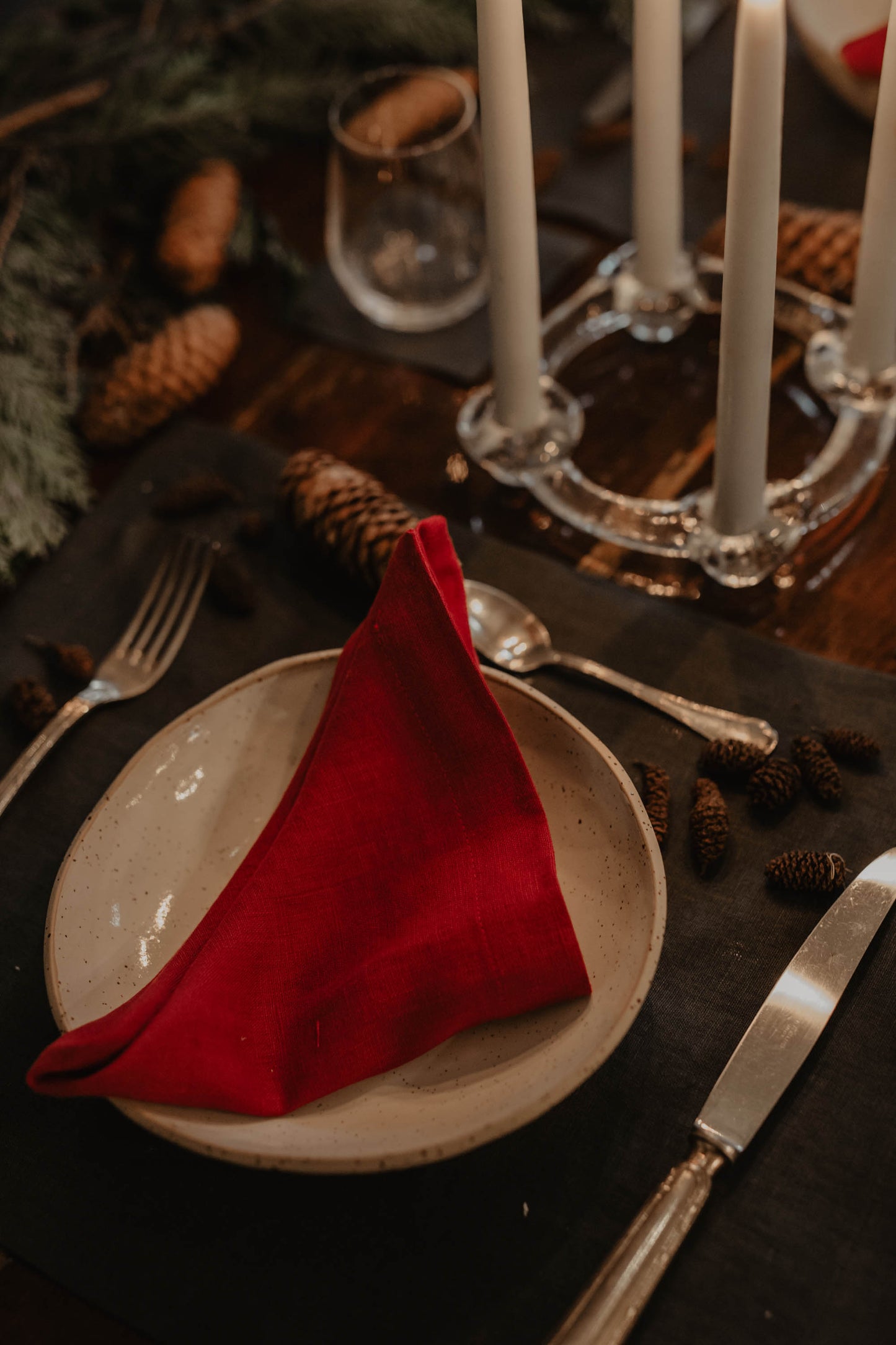 Linen napkins set