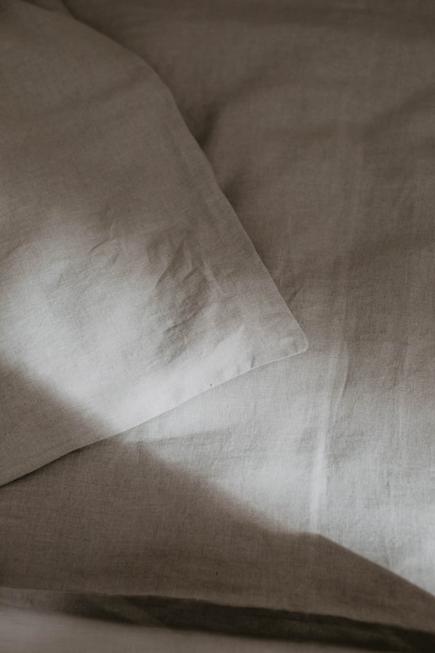 white linen sheets placed together
