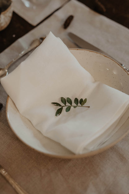 Linen napkins set